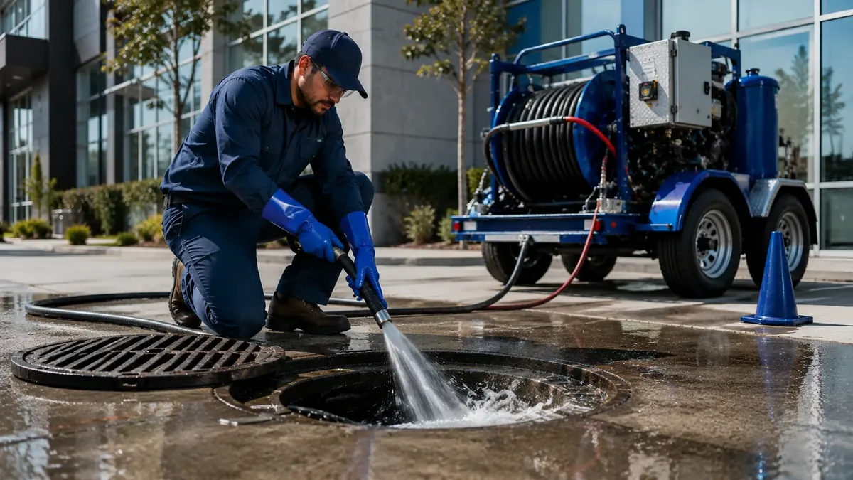 Commercial Hydro Jet Drain Cleaning in Petaluma
