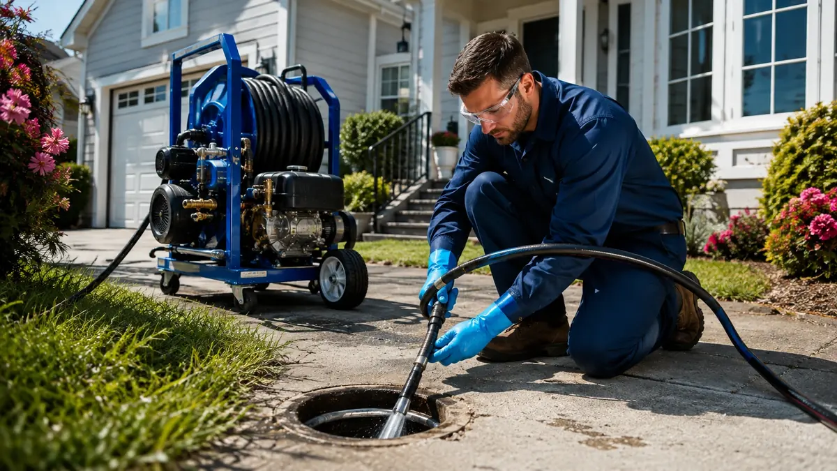 Residential Hydro Jet Drain Cleaning in Petaluma