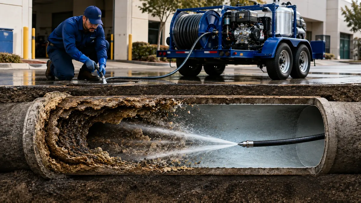 Sewer Pipe Descaling in Petaluma